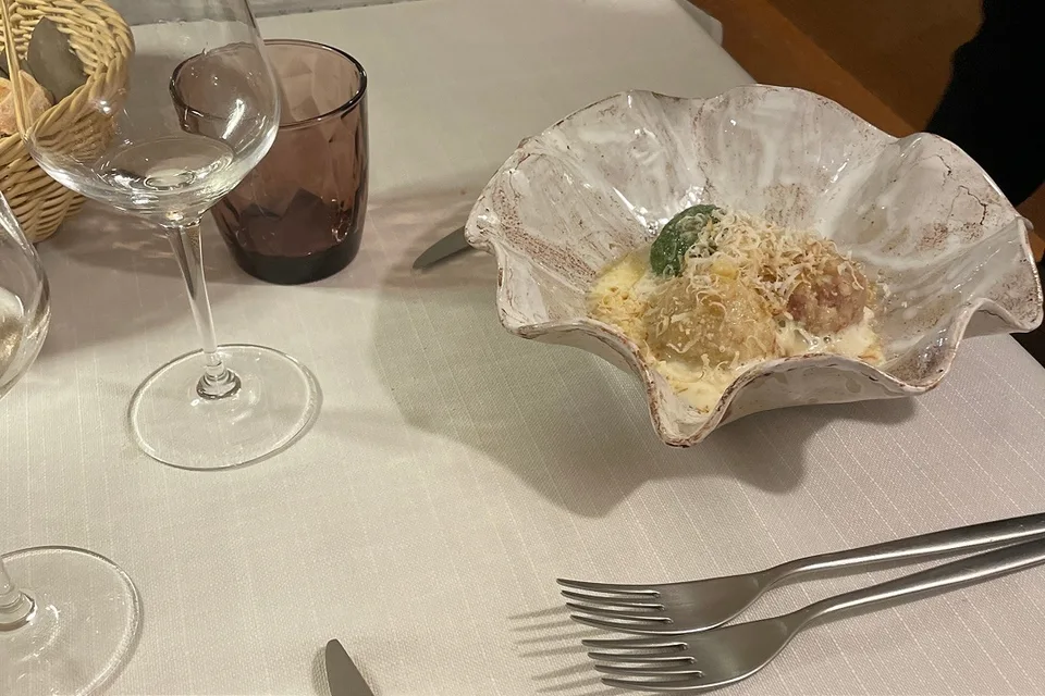 Dinner at Rifugio Cereda
